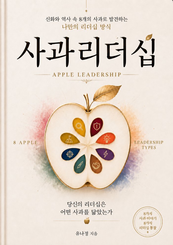 《사과리더십》 표지 - 유나정 지음